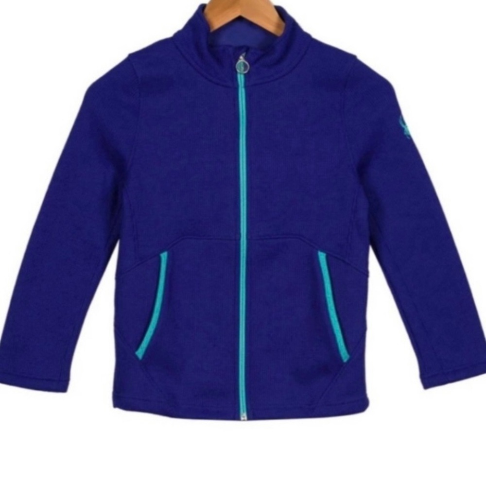 SPYDER Lip-Up Jacket, cobalt blue,
mint green